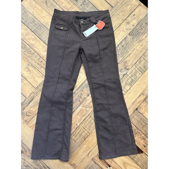 Cider Pants - #12 NWT! Women's Heathered Brown Twill Bootcut Pants by Cider, Sz: L